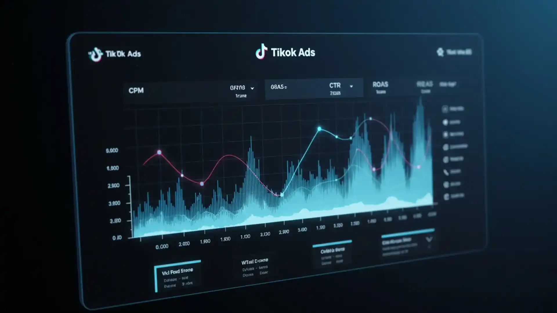 Ad Analytics Dashboard of TikTok Ads by MAQ Digital Media